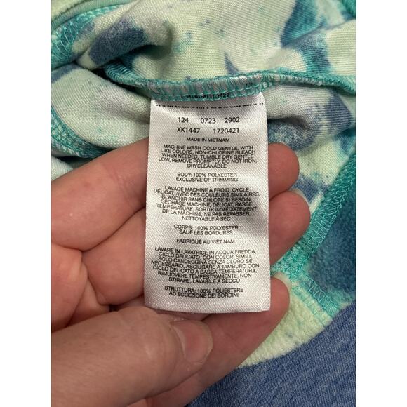 Unique Columbia Blue Green Geometric Fleece
Quarter Zip Pullover S - Picture 5 of 5